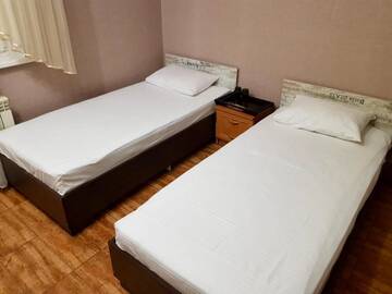 Двухместный номер с 1 кроватью или 2 отдельными кроватями, вид на сад в Отеле Hotel Nariman